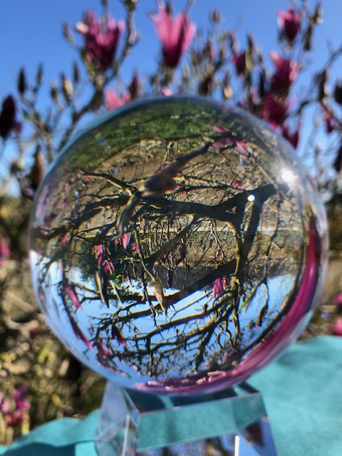 Boule de cristal K9 150mm et base en cristal K9 très grande clarté optique, 0 défauts poids 5.080kg