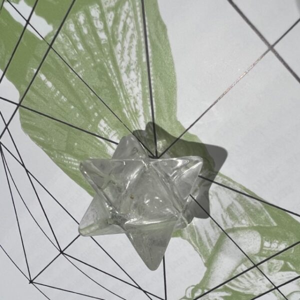 Merkabah cristal de roche 2.5cm - Boutique La Porte des Secrets