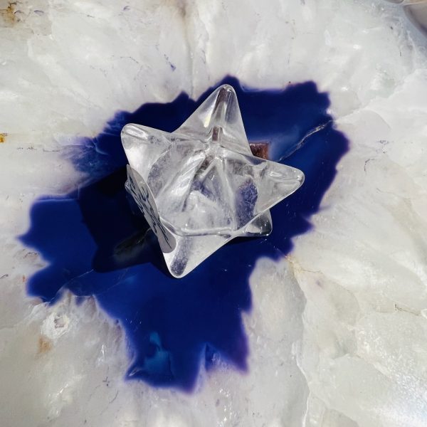 Merkabah cristal de roche 2.8 cm - boutique La Porte des Secrets