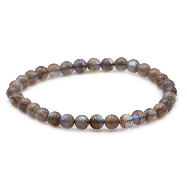 Bracelet Labradorite extra de Madagascar perles de 6mm - boutique La Porte des Secrets