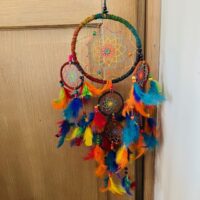 Capteur de rêves arc en ciel 20cm Boutique La Porte des Secrets