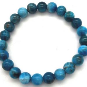 Bracelet d'apatite Extra 8 mm - boutique La Porte des Secrets