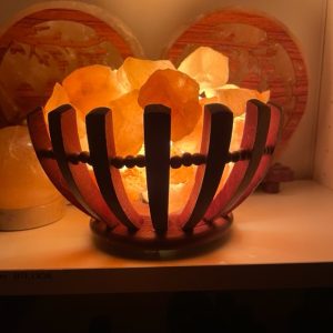 Panier lampe de sel