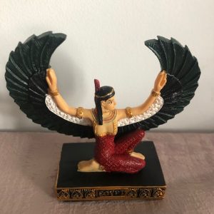 Déesse ISIS en résine peinte