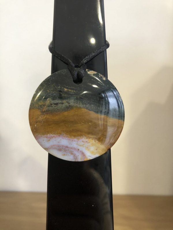 Pendentif jaspe Paysage-Madagascar