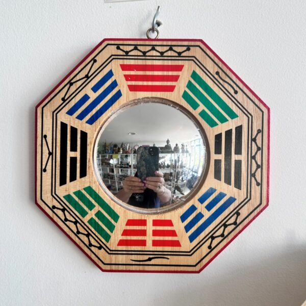Miroir oeil de sorcière convexe, objet Feng-shui et protection boutique ésotérique La Porte des Secrets