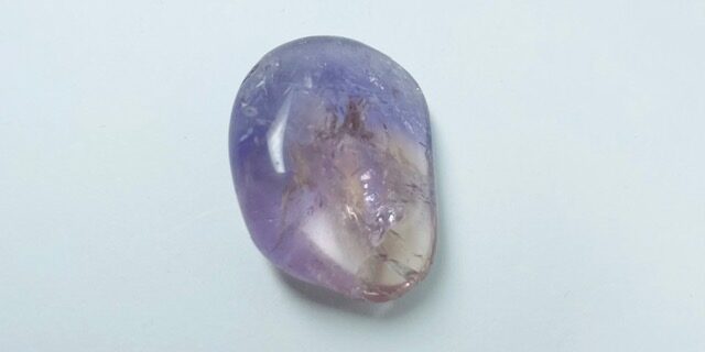 AMMETRINE pierre roulée de Bolivie ou Bresil