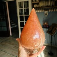 Lampe goutte sel rose de l'Himalaye - 23 cm, 2.170 kg boutique La Porte des Secrets
