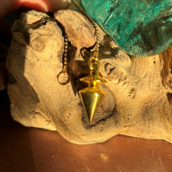 Pendul'or - le pendule or fin en laiton massif Dominique Coquelle - boutique ésotérique La Porte des Secrets