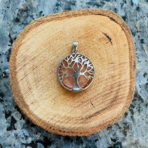 Pendentif Arbre de vie en Cristal de roche - Boutique de lithothérapie La Porte des Secrets