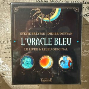 L'oracle bleu en coffret Trajectoire des éditions, pour éclairer votre quotidien. Boutique ésotérique La Porte des Secrets