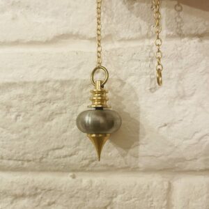 Pendule Architecte laiton et acier - petit model