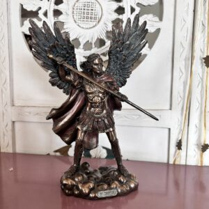 Archange Michael sattue artisanale 29 cm Nemesis Now boutique ésotérique La Porte des Secrets