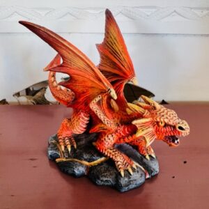 Petit Dragon Feu Protecteur, 11cm - Boutique La Porte des Secrets