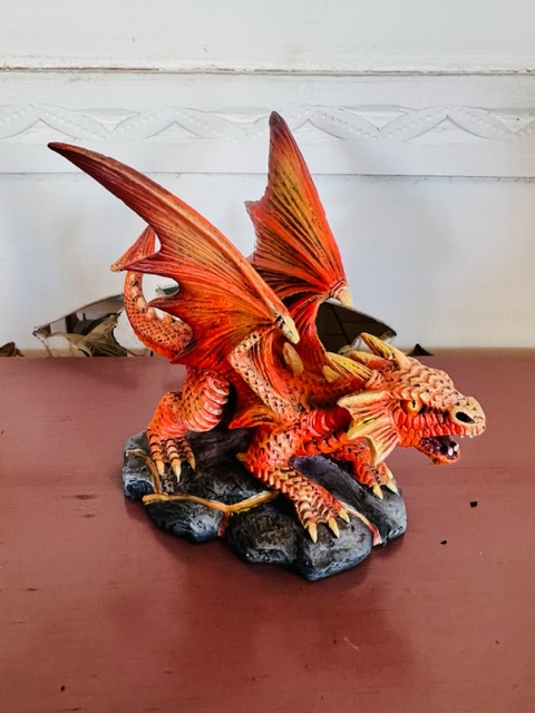 Petit Dragon Feu Protecteur, 11cm - Boutique La Porte des Secrets