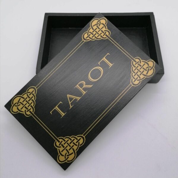 Boîte de rangement pour tarot & oracle grand modèle – Protection & élégance - Boutique ésotérique La Porte des Secrets