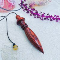 Pendule de THOT plombé en bois d'acajou - Création d'Aléxis André. Boutique ésotérique La Porte des Secrets