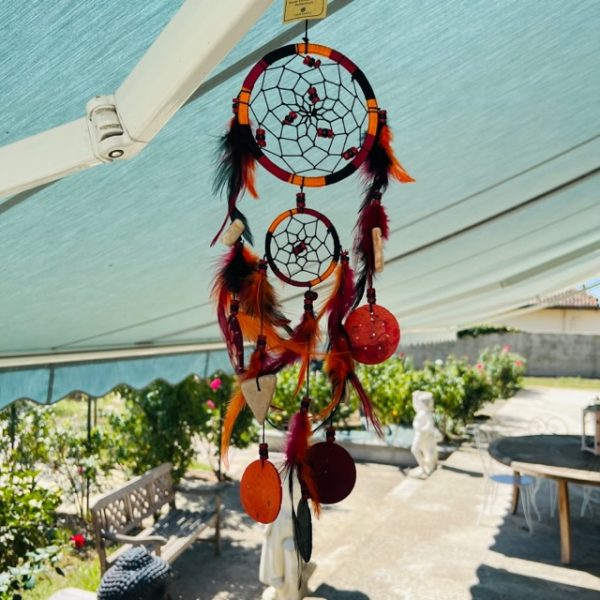 Attrepe rêve Dreamcatcher couleur feu