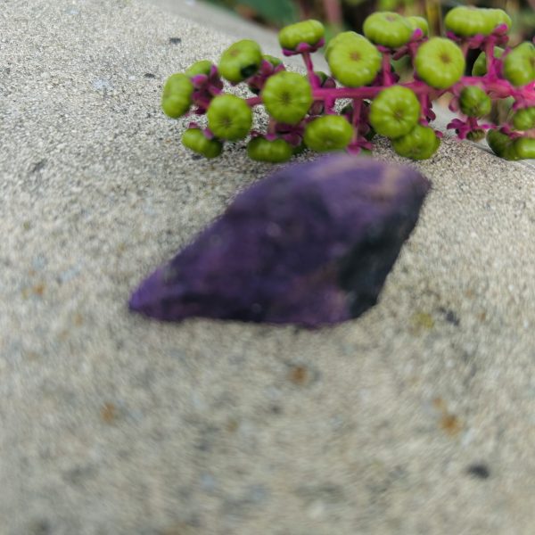 La Purpurite brute de Namibie - Boutique La Porte des Secrets