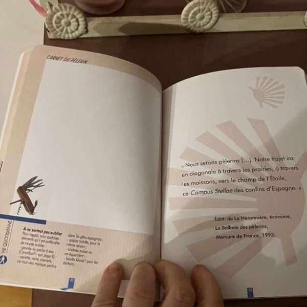 Le carnet du Pellerin de Compostelle - boutique La Porte des Secrets
