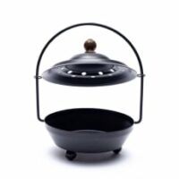 Chaudron brûle encens en fer - boutique La Porte des Secrets