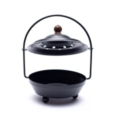 Chaudron brûle encens en fer - boutique La Porte des Secrets