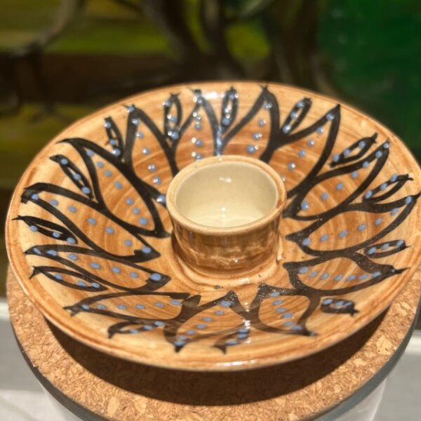 Porte encens en céramique artisanale - Boutique ésotérique La Porte des Secrets