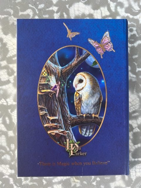 Grimoire chouette et Fée de Lisa Parker - vue face arrière - Boutique La Porte des Secrets