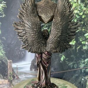 Métatron vue de dos - Statue artisanal Nemesis Snow - 1.145kg - Boutique La Porte des Secrets