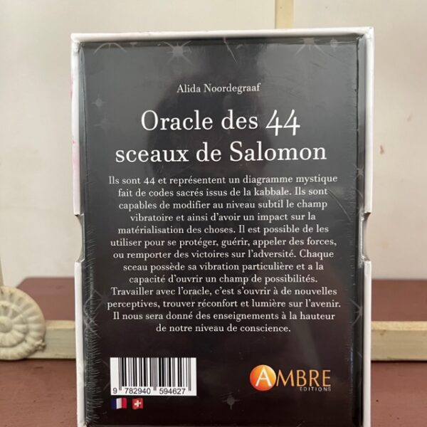 Oracle des 44 sceaux de Salomon - Coffret 44 cartes codes sacrés - Boutique La Porte des Secrets