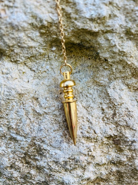 Pendule égyptien universel en laiton 5cm - Boutique ésotérique La Porte des Secrets