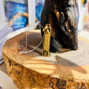 Barra Atlante pendentif plaqué or 3cm - Boutique La Porte des Secrets