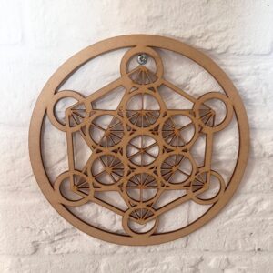 METATRON Géométrie sacrée en bois, 20cm - Boutique ésotérique La Porte des Secrets