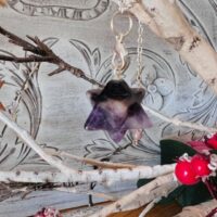 Pendule Merkaba en Améthyste, étoile 8 pointes 9.5 gr - Boutique ésotérique La Porte des Secrets