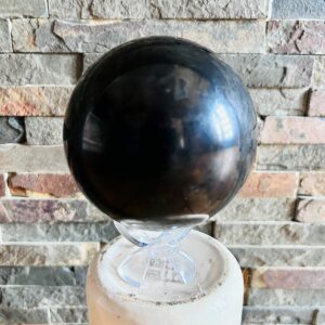 Sphère en Shungite de Russie 160mm, 0.796 kg sans défauts boutique La Porte des Secrets