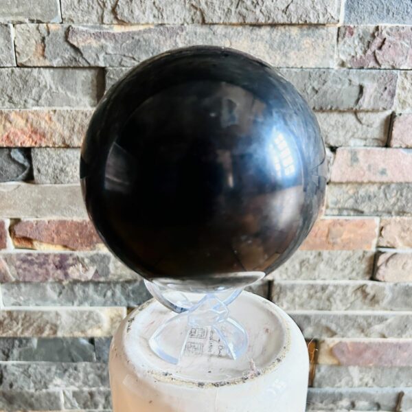 Sphère en Shungite de Russie 160mm, 0.796 kg sans défauts boutique La Porte des Secrets
