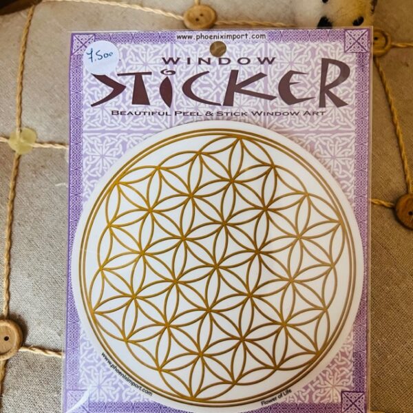Sticker fleur de vie 11cm - Boutique La Porte des Secrets