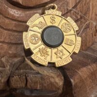 Médaille Exo 7 porte chance, bonheur, prospérité 4cm - - Boutique ésotérique La Porte des Secrets