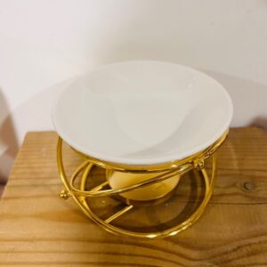 Brûle encens, parfum, huile essentielle huile en Céramique & Laiton Enlacé Boutique ésotérique La Porte des Secrets