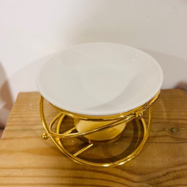 Brûle encens, parfum, huile essentielle huile en Céramique & Laiton Enlacé Boutique ésotérique La Porte des Secrets