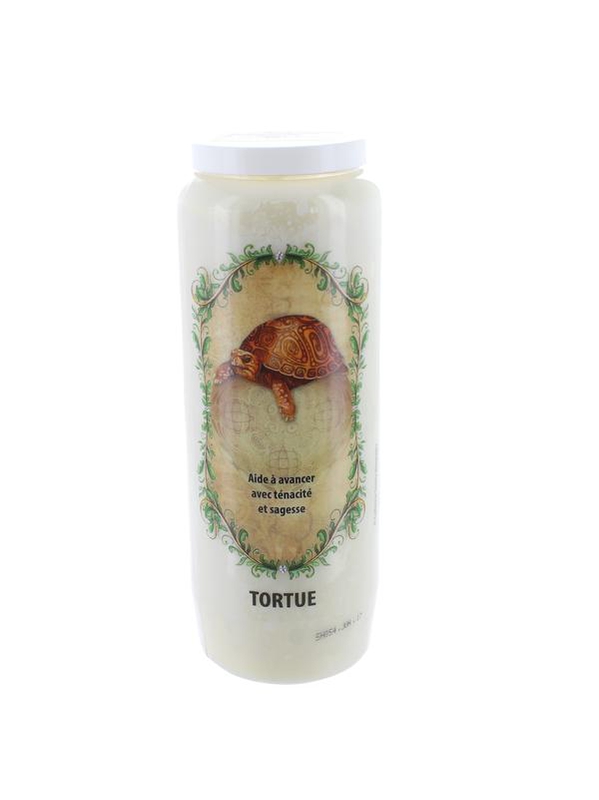 Bougie Neuvaine Totem TORTUE - Boutique La Porte des Secrets