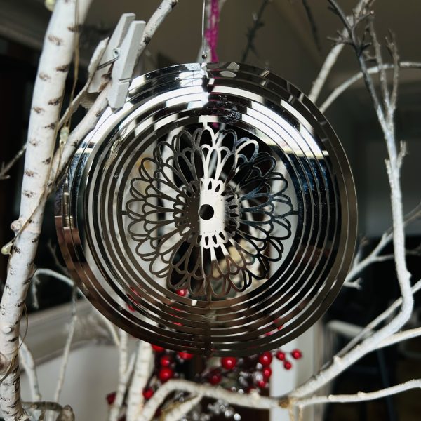 Mobile cosmos spinner motif fleur de vie Omsaé, 12,7 x 52 x 1,5 cm. - Boutique ésotérique La Porte des Secrets