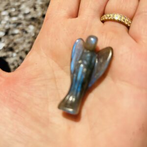 Papillon Labradorite extra sculpture Madagascar - Boutique La Porte des Secrets