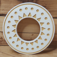 Bougie d'Intention disque ENERGIIE - Créateur français Landes - Boutique La Porte des Secrets