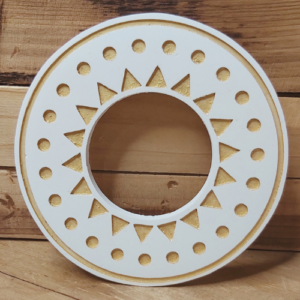 Bougie d'Intention disque ENERGIIE - Créateur français Landes - Boutique La Porte des Secrets