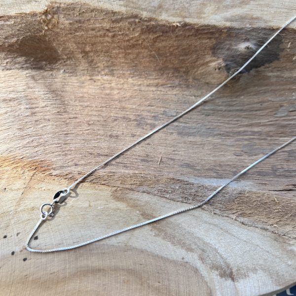 Chaîne argent 925 /1000 45 cm maillon égyptien - Boutique La Porte des Secrets