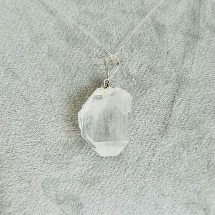 Quartz à Âme pierre rare du Pakistan - pendentif - Boutique La Porte des Secrets
