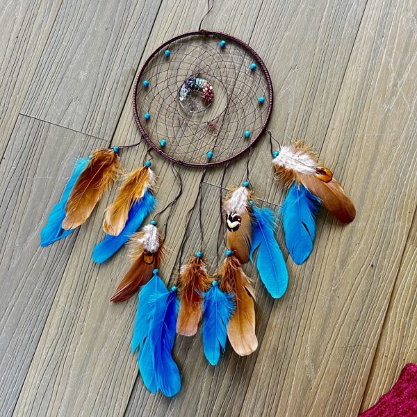 Capteur de rêve Arbre de vie - Dream-catcher, diamètre 20cm, hauteur 65 cm - Boutique ésotérique La Porte des Secrets