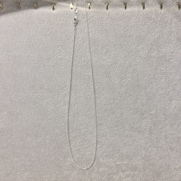 Chaîne serpent en argent 925 - 50 cm - Boutique La Porte des Secrets