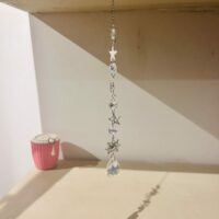 Capteur de soleil céleste étoiles, lune, soleil et cristaux arc en ciel - Boutique La Porte des Secrets